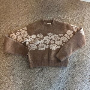 Z Supply Cropped mock turtleneck sweater